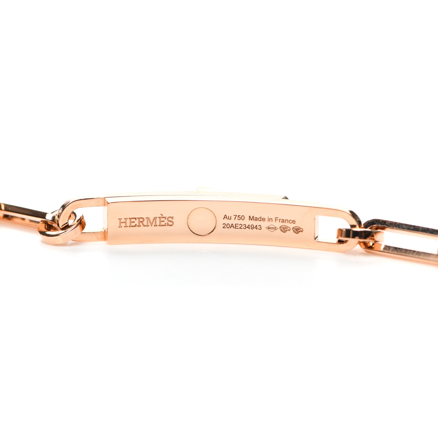 18K Rose Gold Diamond Pave Kelly Chaine Choker Necklace