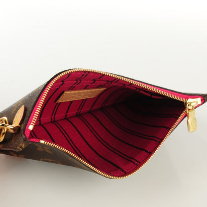 Louis Vuitton Monogram Neverfull PM Pochette Fuchsia 5 of 7
