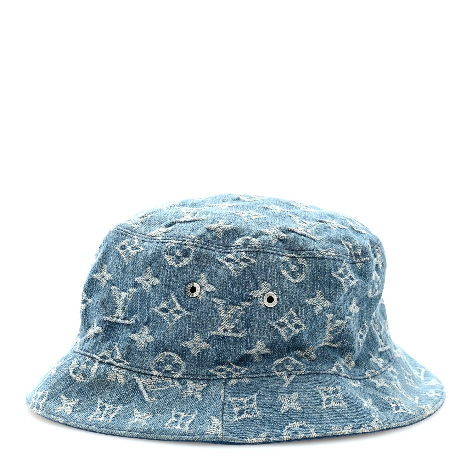 Louis Vuitton Monogram Denim Transformable Bob Bucket Hat 62 Blue 2 of 6
