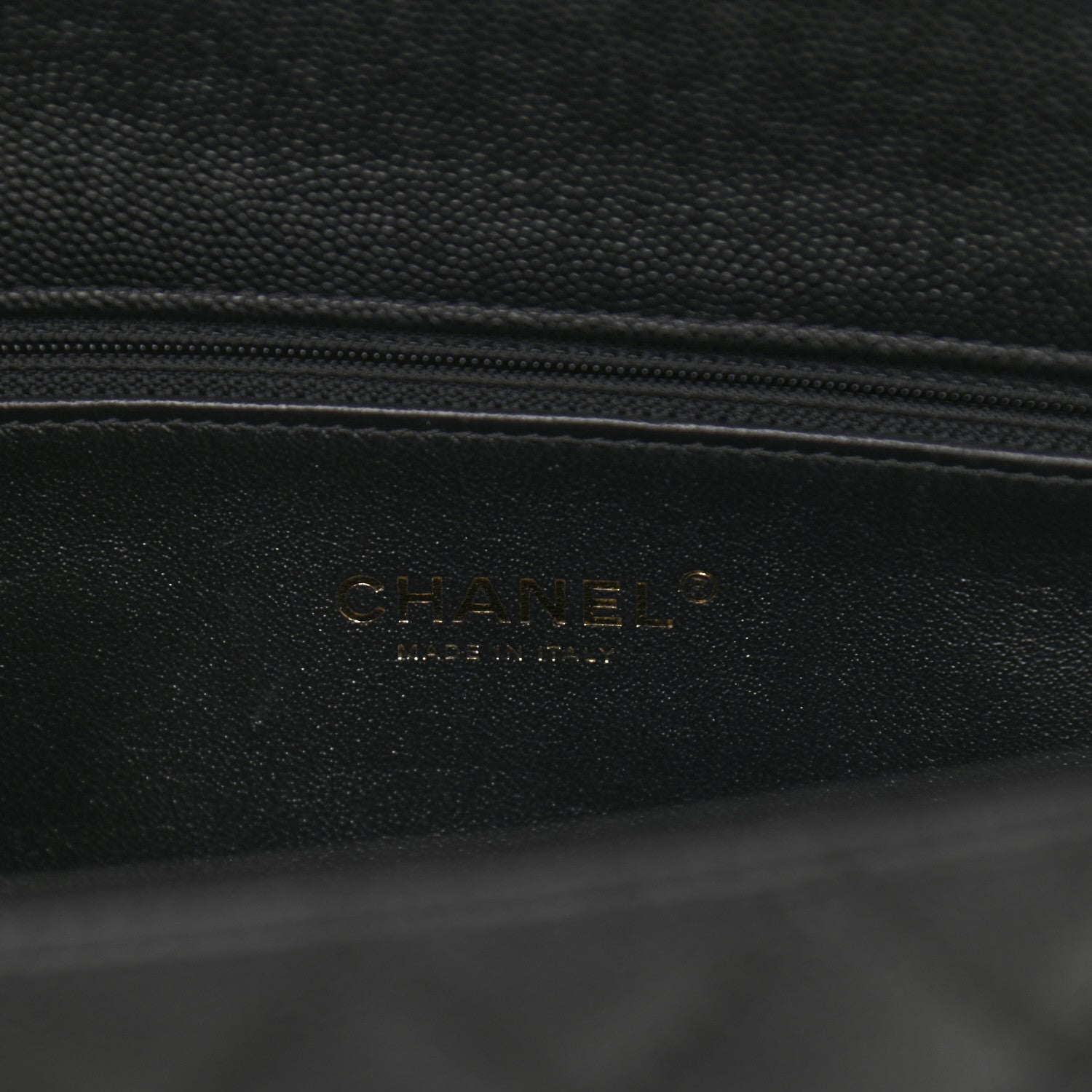 Chanel Caviar Lizard Quilted Small Coco Handle Flap Black 6 of 12