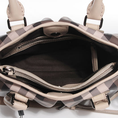 Burberry Smoked Check Small Northfield Tote Trench 5 of 13