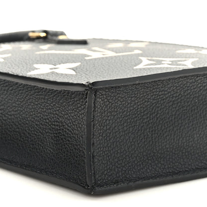 Louis Vuitton Empreinte Monogram Giant Petit Sac Plat Black Beige 7 of 8