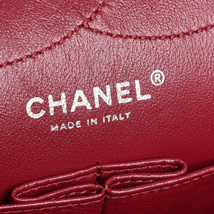 Chanel Distressed Patent Quilted 2.55 Reissue 227 Flap Red 6 of 10