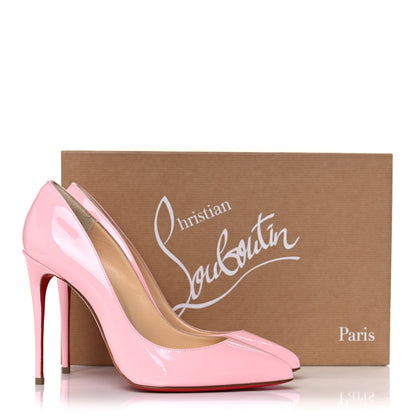 Christian Louboutin Patent Pigalle Follies 100 Pumps 36 Pompadour 8 of 8