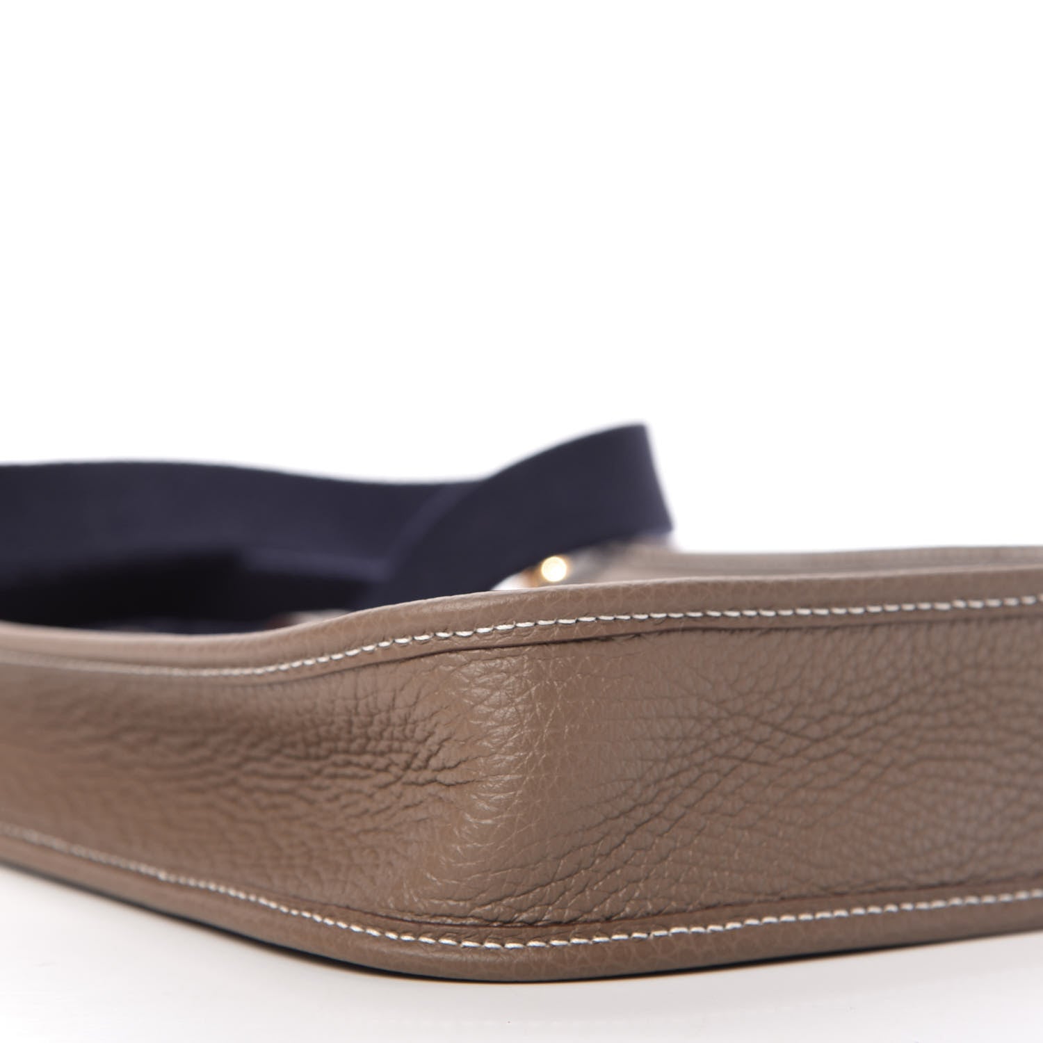 Hermes Taurillon Clemence Amazone Evelyne TPM Etoupe Bleu Indigo 6 of 9