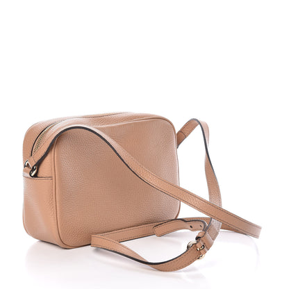 Gucci Pebbled Calfskin Small Soho Disco Bag Rose Beige 3 of 11