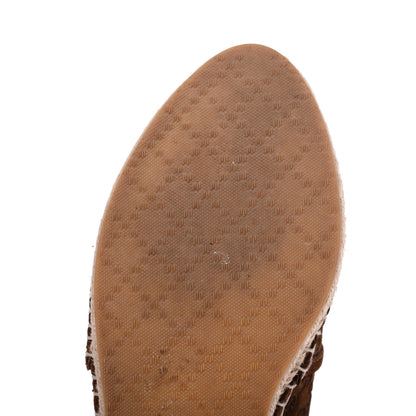 Gucci Suede Microguccissima Espadrilles 37.5 Nut Brown 9 of 16