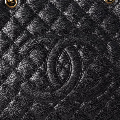 Chanel Caviar Quilted Grand Shopping Tote GST Black 13 of 13
