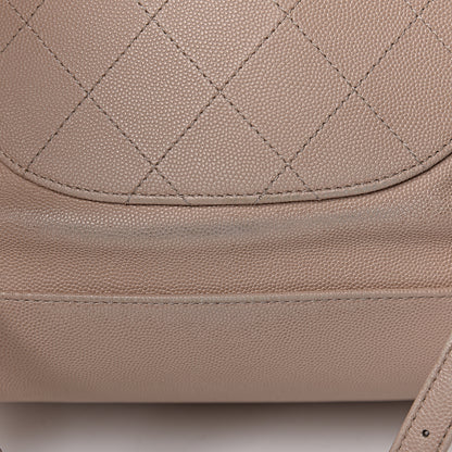 Chanel Caviar Quilted Business Affinity Backpack Beige 18 of 19