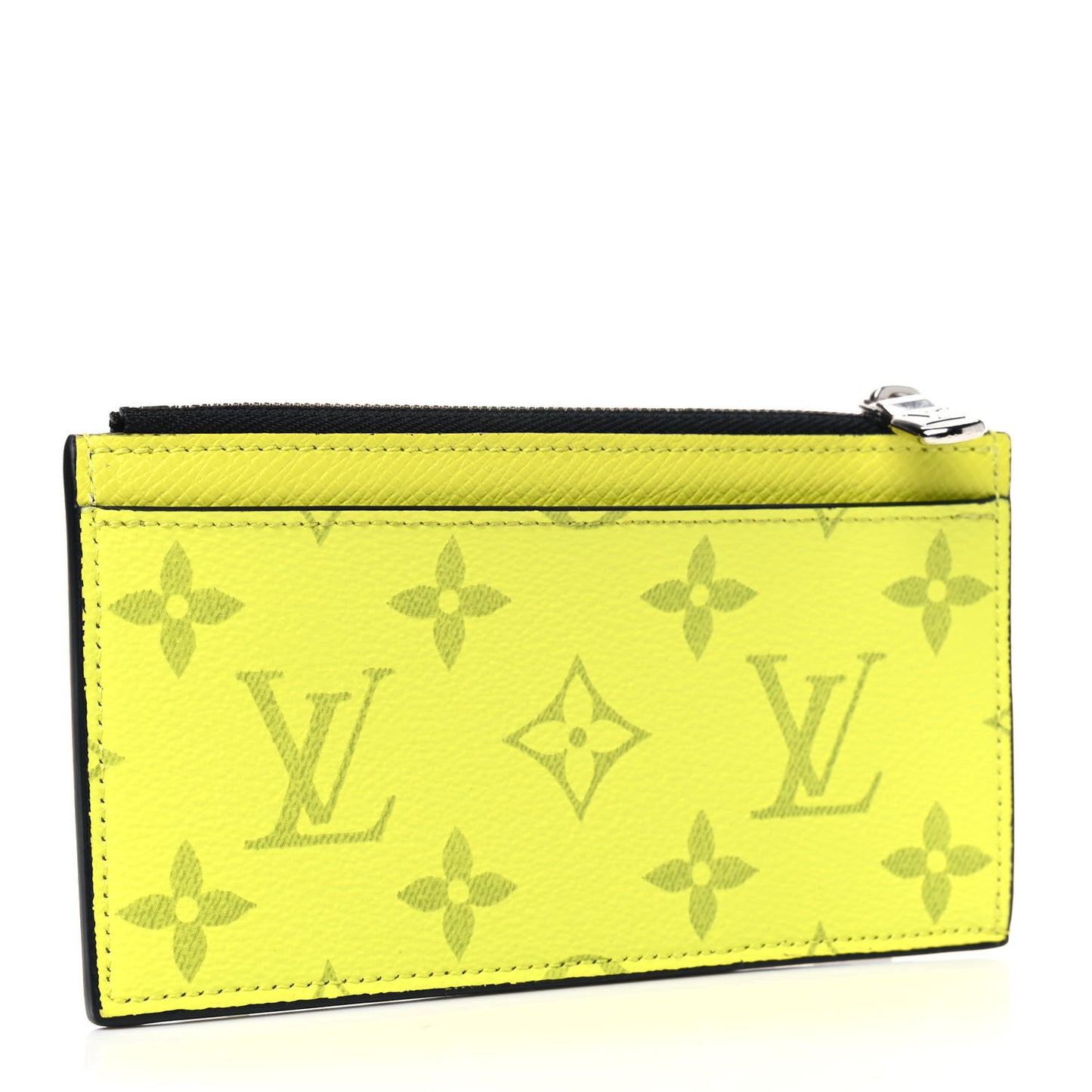 Monogram Taiga Coin Card Holder Yellow