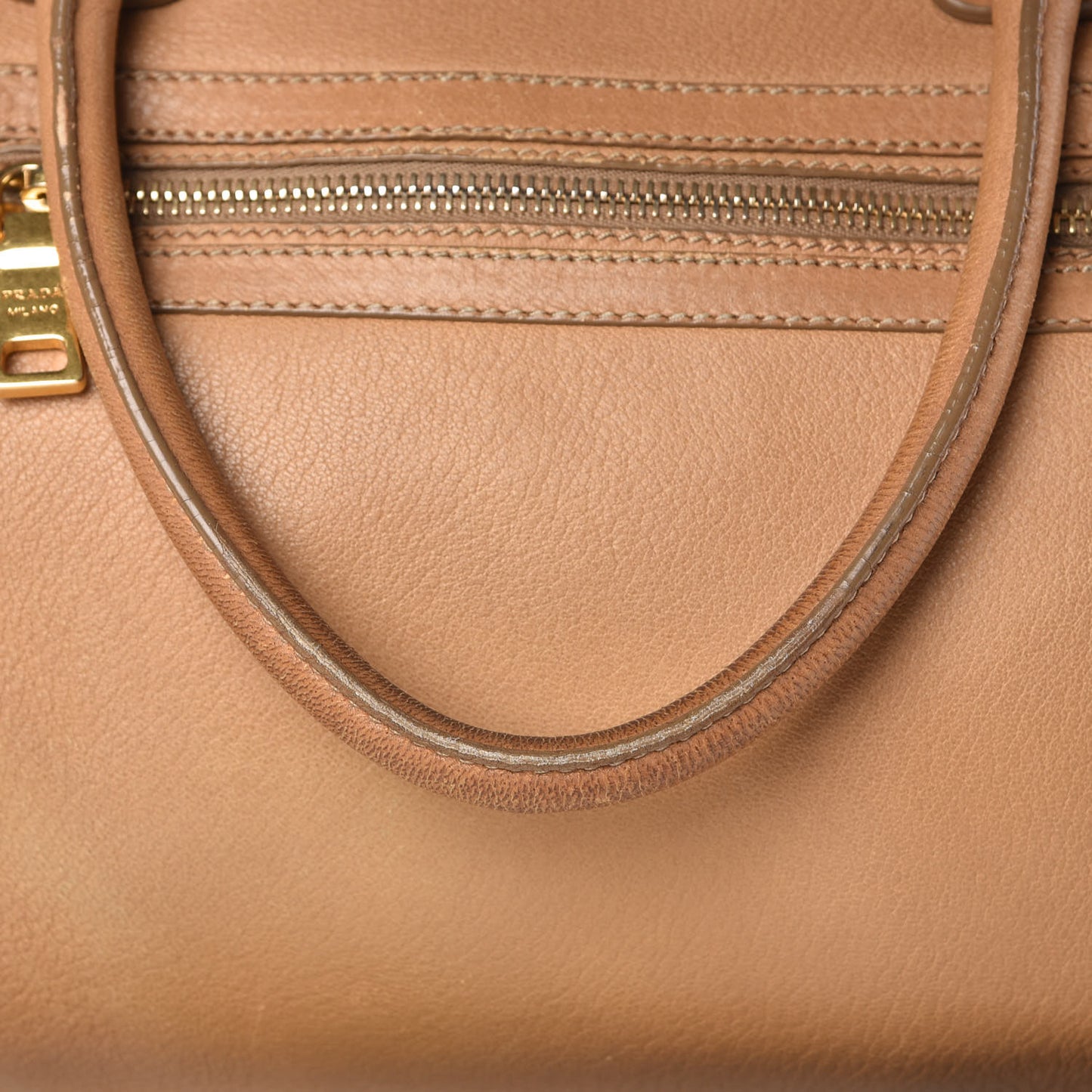 Cervo Deerskin Shoulder Bag Sabbia