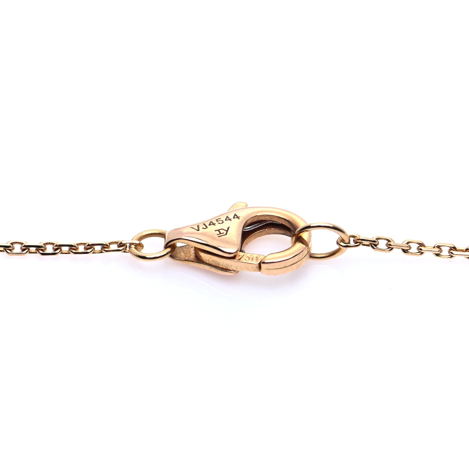 Cartier 18K Pink Gold Pink Sapphire Diamond Caresse D'Orchidees Par Cartier Necklace 6 of 6