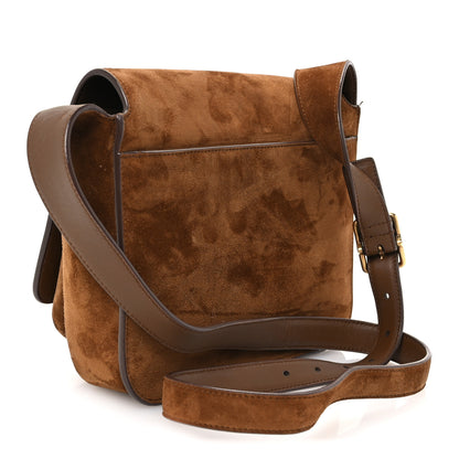 Saint Laurent Suede Besace Niki Satchel New Barley 2 of 10