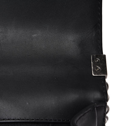 Chanel Lambskin Quilted Large Boy Flap Black 10 of 14