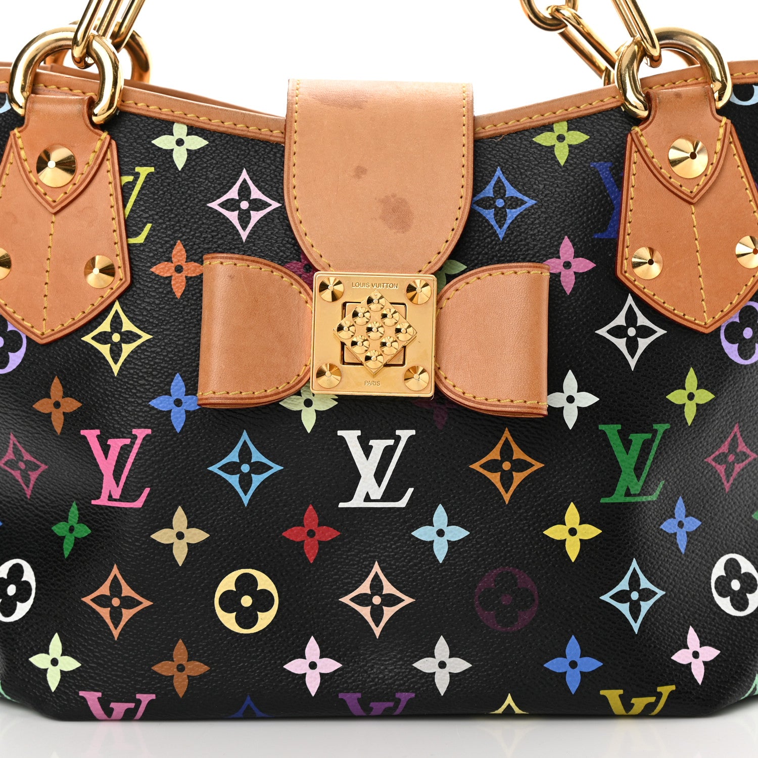 Louis Vuitton Monogram Multicolor Annie MM Black 8 of 18