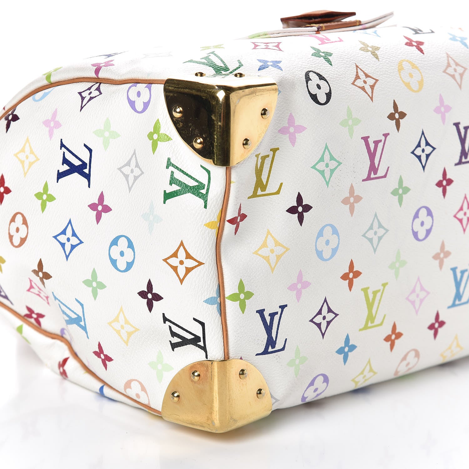 Louis Vuitton Monogram Multicolor Speedy 30 White 7 of 9