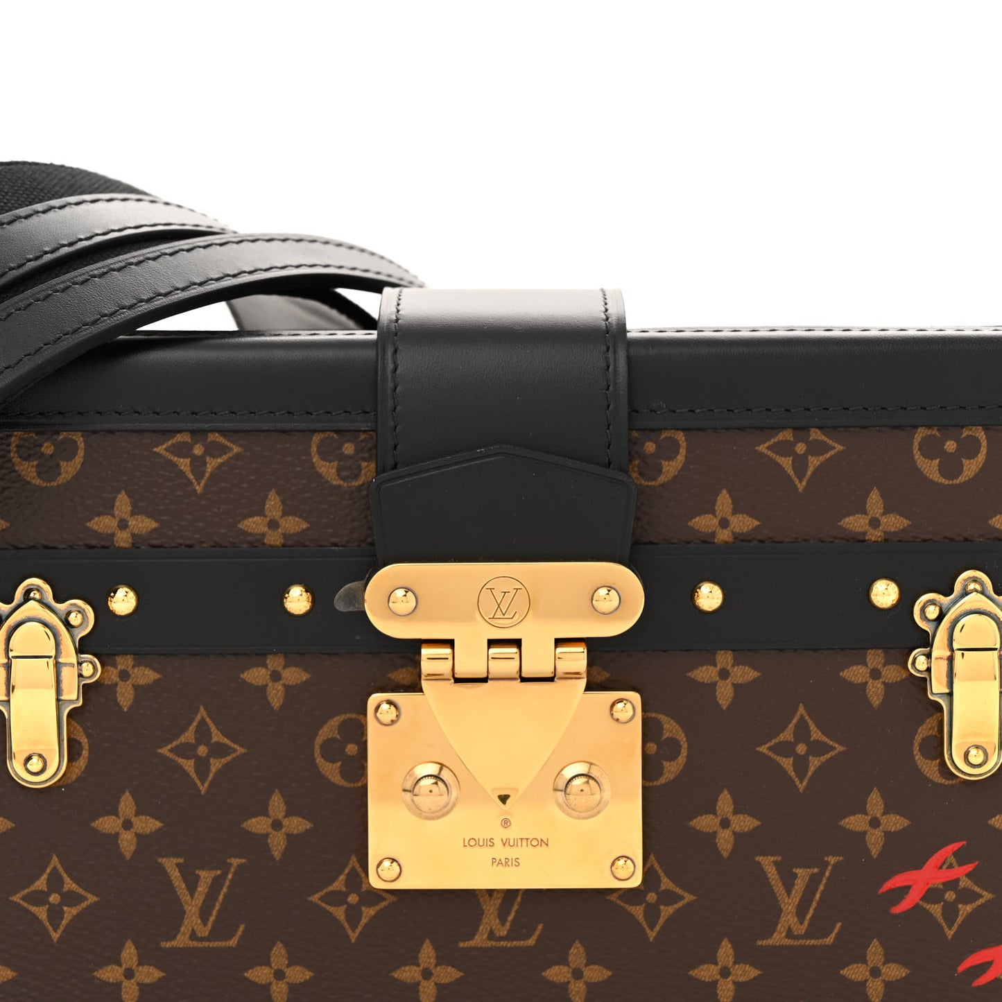 Monogram Petite Malle East West Black