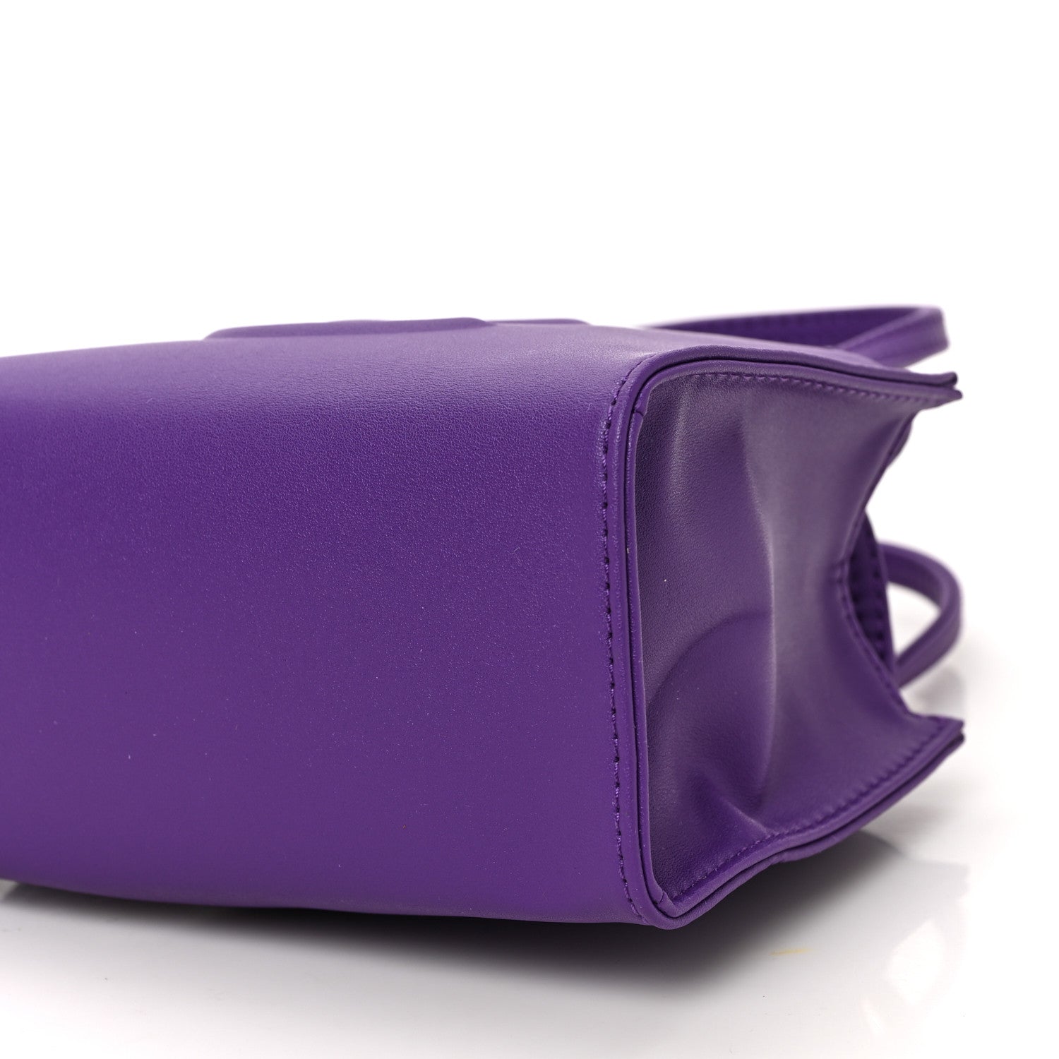 Telfar Vegan Leather Small Shopping Bag Grape 9 of 9