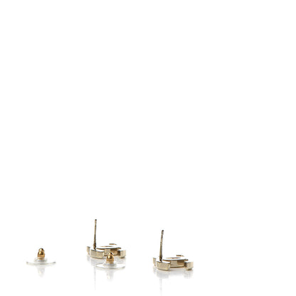 Chanel Metal CC Earrings Gold 3 of 7