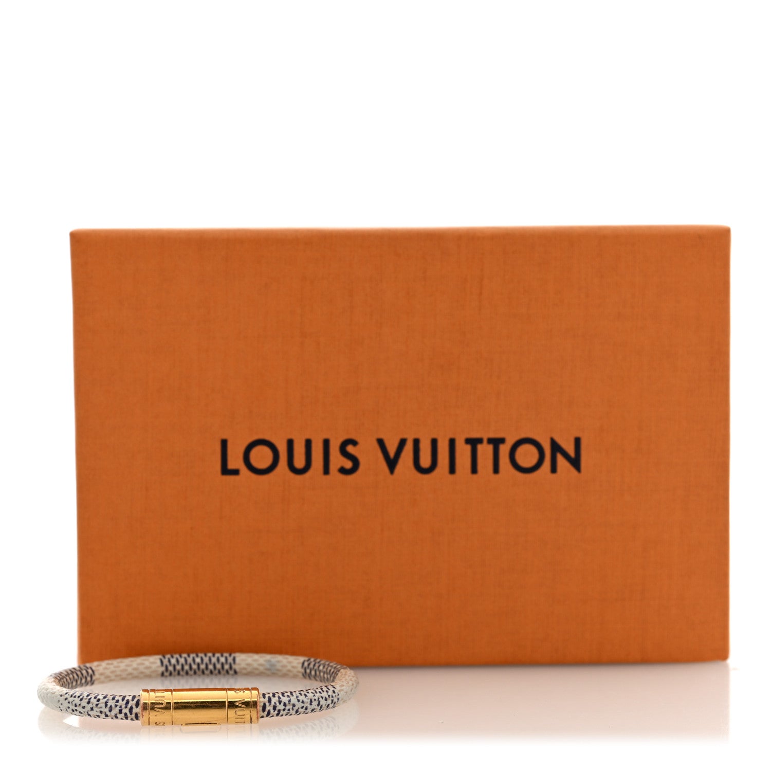 Louis Vuitton Damier Azur Keep It Bracelet 17 5 of 5