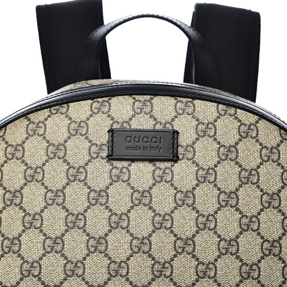 Gucci GG Supreme Monogram Medium Backpack Black 10 of 10