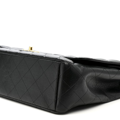 Chanel Caviar Quilted Maxi Double Flap Black 10 of 14