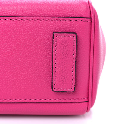 Versace Grained Calfskin Medusa Small Top Handle Handbag Cerise 10 of 10