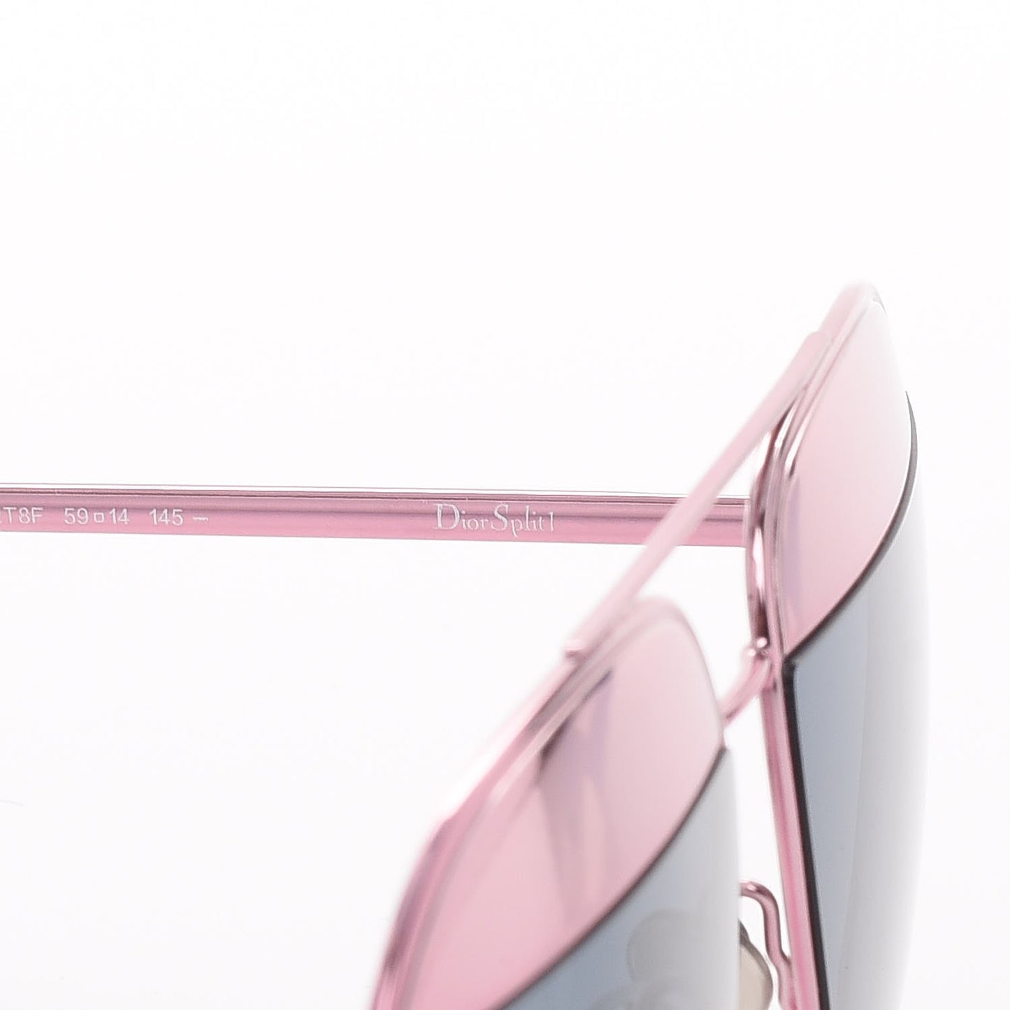 Split 1 Aviator Sunglasses Pink Blue