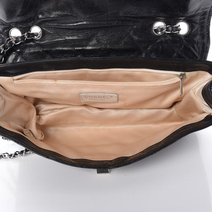 Chanel Lambskin East West Accordion Flap Black 11 of 23