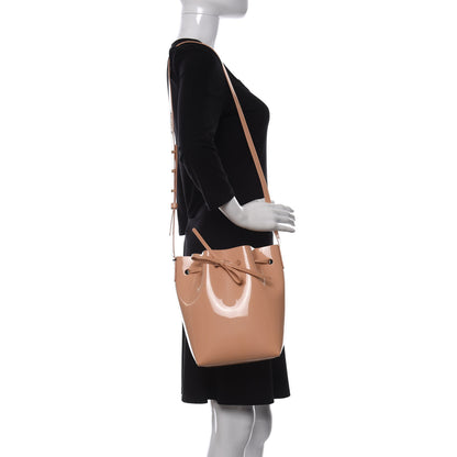 Mansur Gavriel Patent Calfskin Mini Bucket Bag Rosa 2 of 10