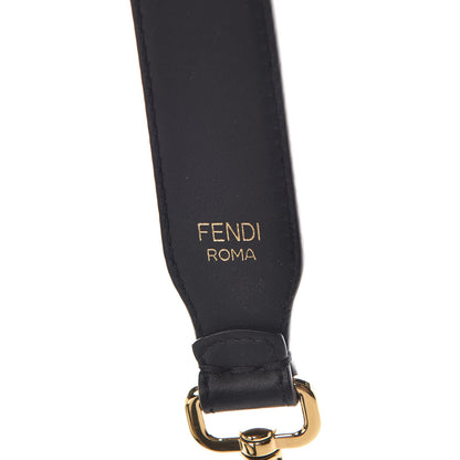Fendi Vitello Century Opaco Flat Studded Strap You Black 3 of 4