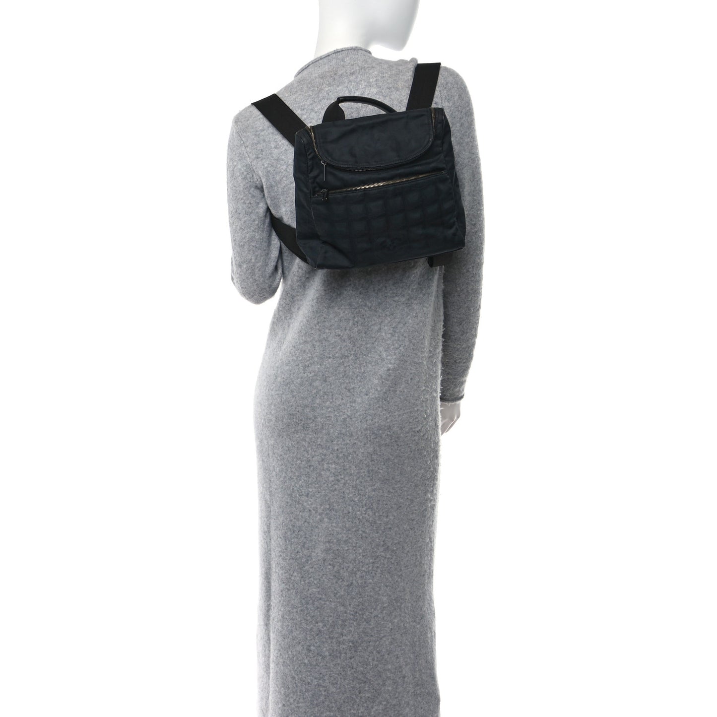 Nylon Travel Backpack Black