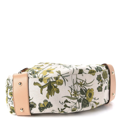 Gucci Canvas Small Floral Flora Pelham Shoulder Bag Beige 4 of 12