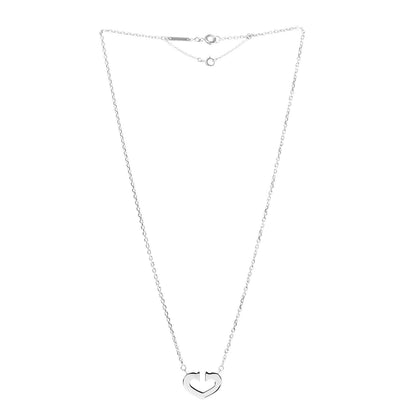 Cartier 18K White Gold Medium Hearts and Symbols Necklace 3 of 4