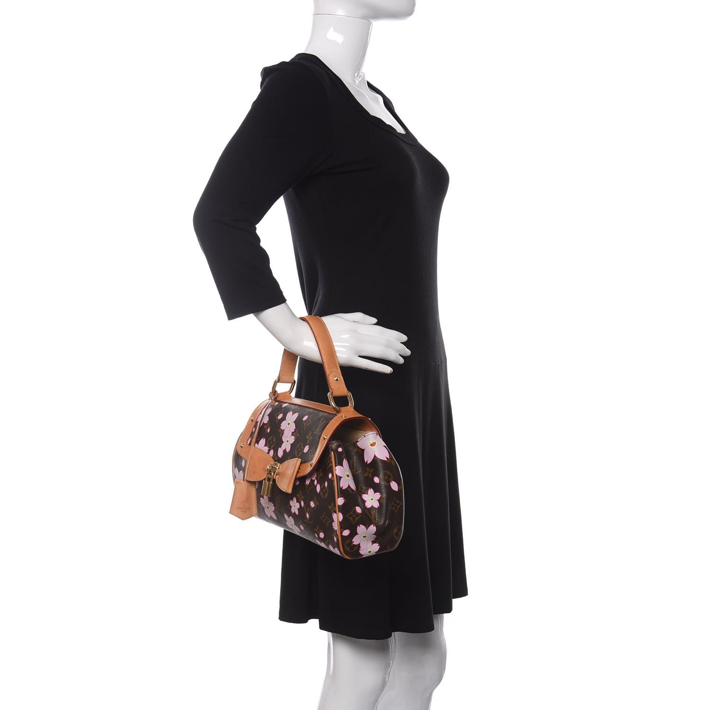 Monogram Cherry Blossom Sac Retro Bag Brown
