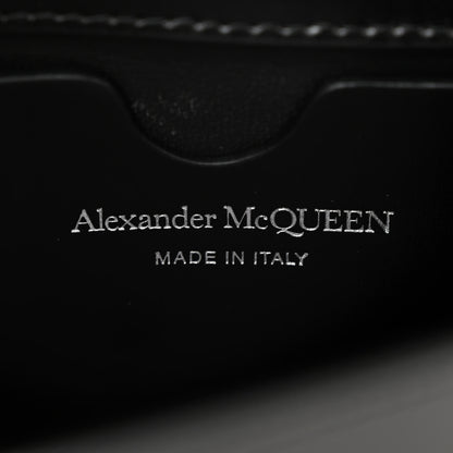 Alexander McQueen Calfskin Studded Jeweled Mini The Biker Knuckle Satchel Black 6 of 9