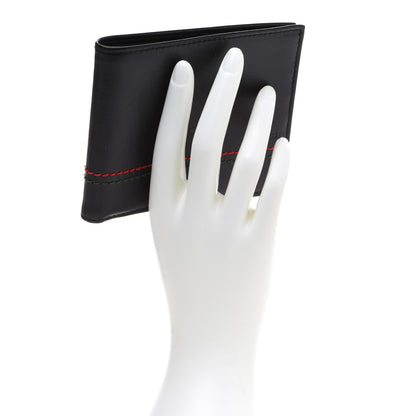 Gucci Calfskin Web Bi-Fold Wallet Black 2 of 8
