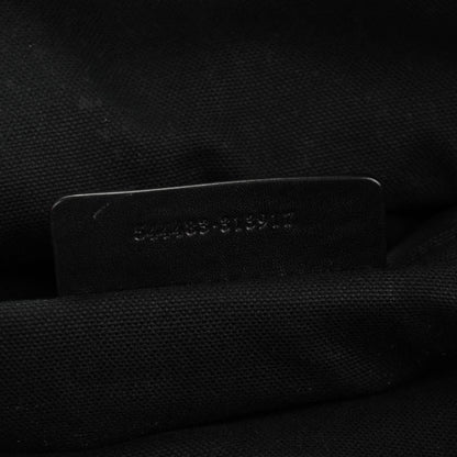 Alexander McQueen Calfskin Studded Padlock Skull Clutch Black 7 of 7