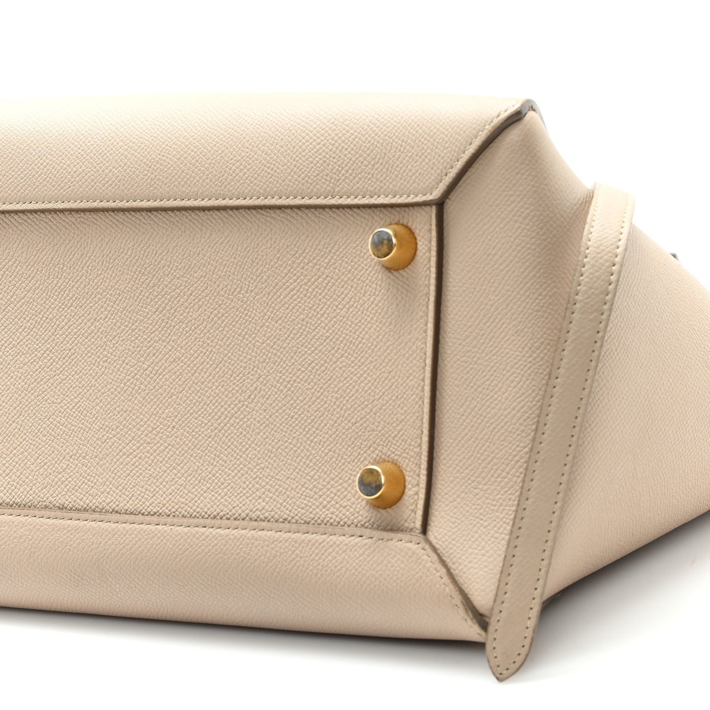 Grained Calfskin Mini Belt Bag Light Taupe