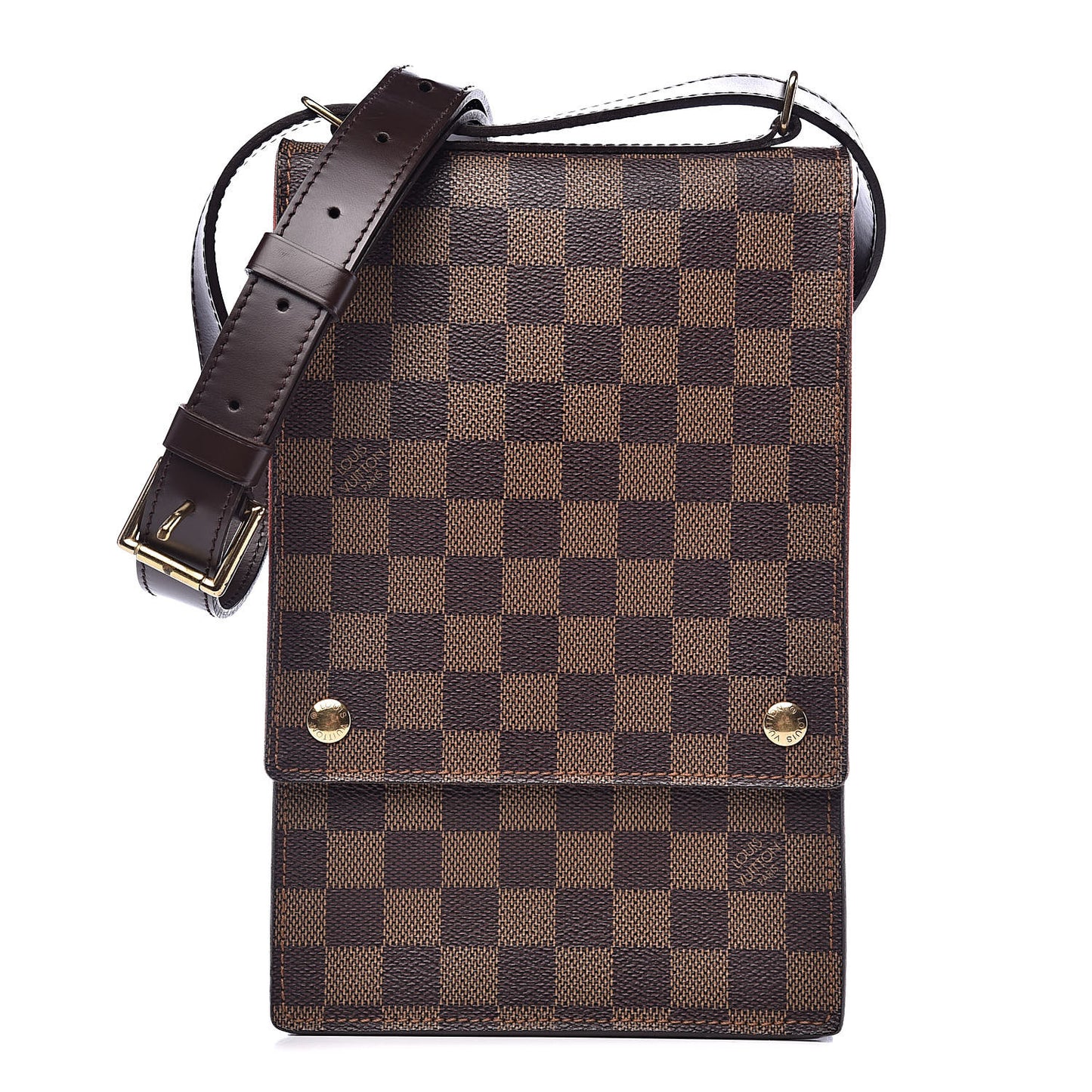 Damier Ebene Portobello Travel Shoulder Bag