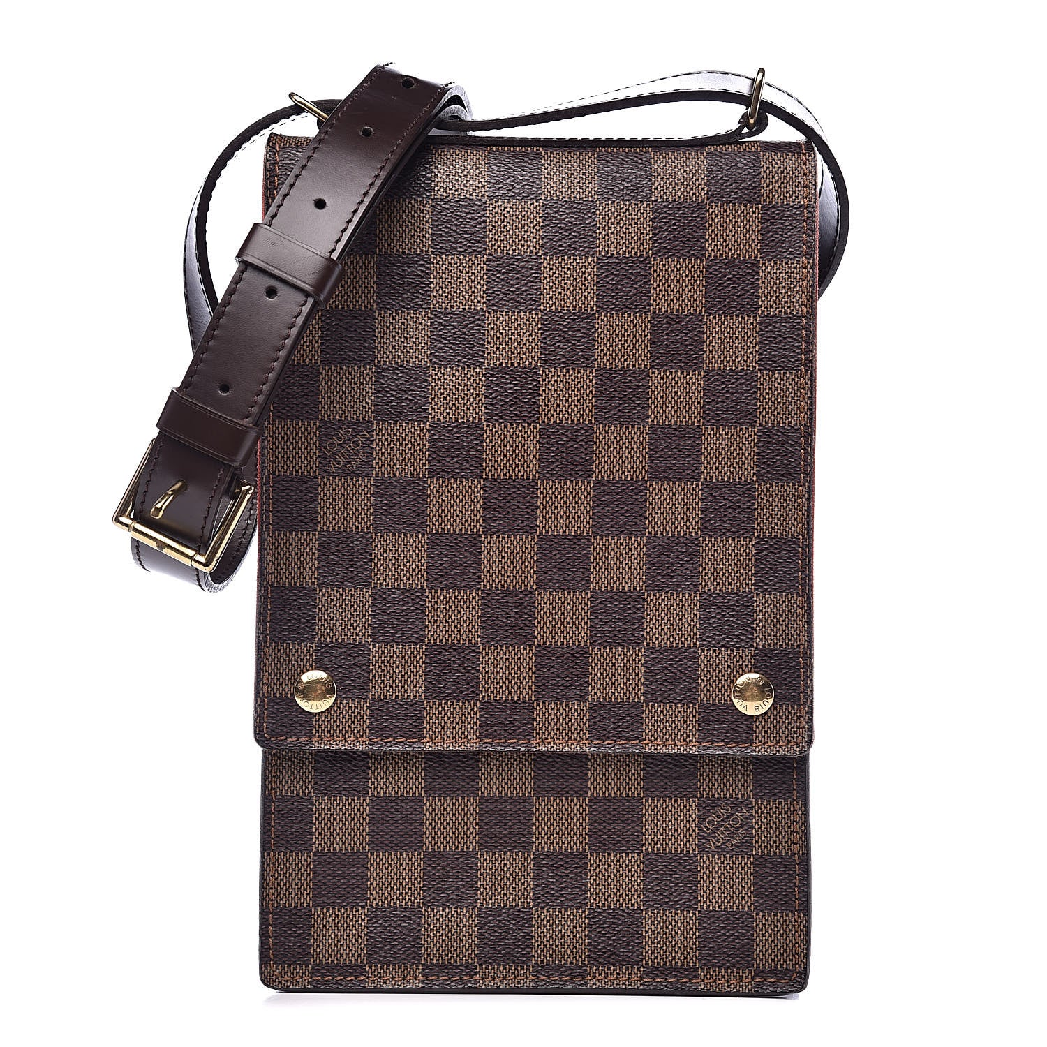 Louis Vuitton Damier Ebene Portobello Travel Shoulder Bag 1 of 9