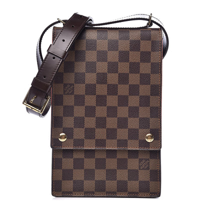 Louis Vuitton Damier Ebene Portobello Travel Shoulder Bag 1 of 9
