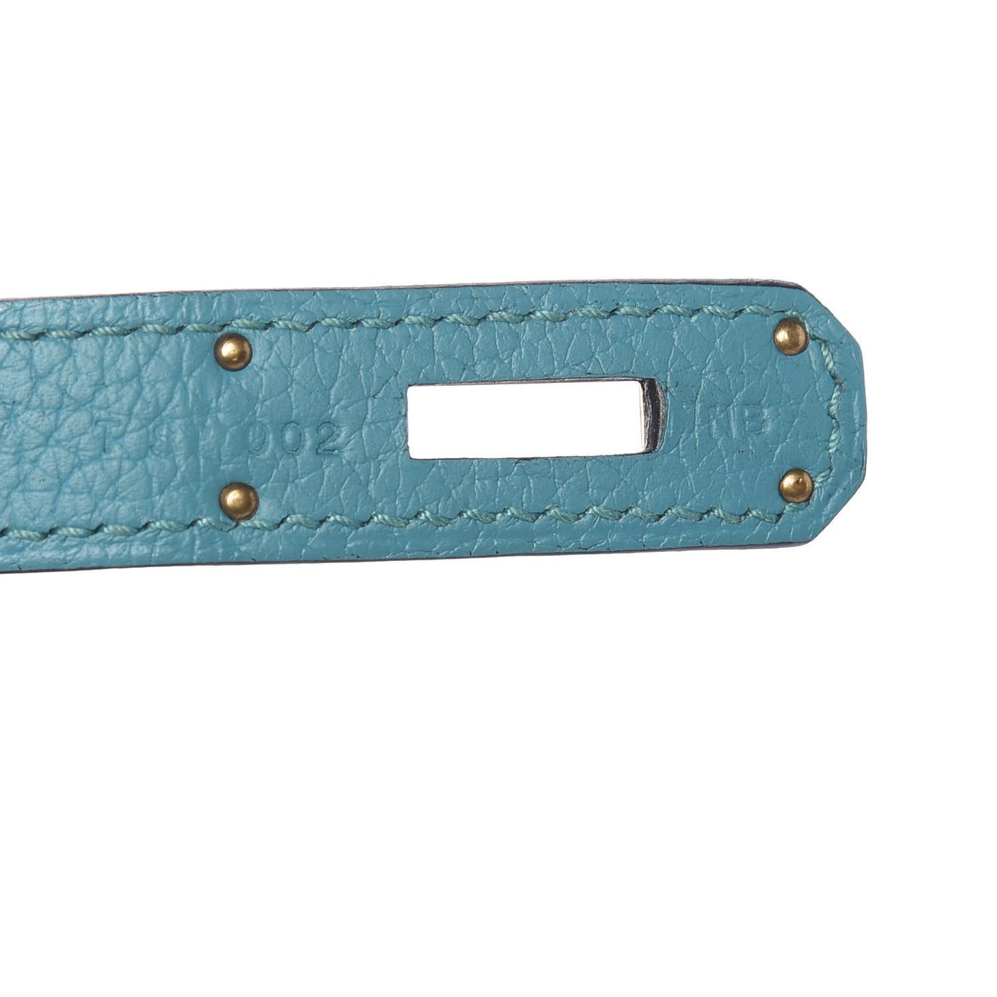 Taurillon Clemence Birkin 35 Turquoise