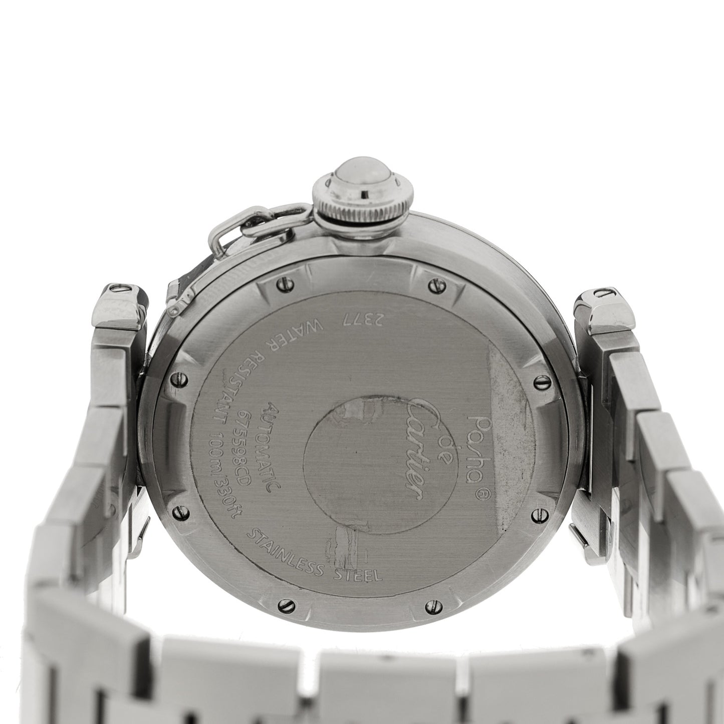 Stainless Steel 35mm Pasha GMT Automatic Watch