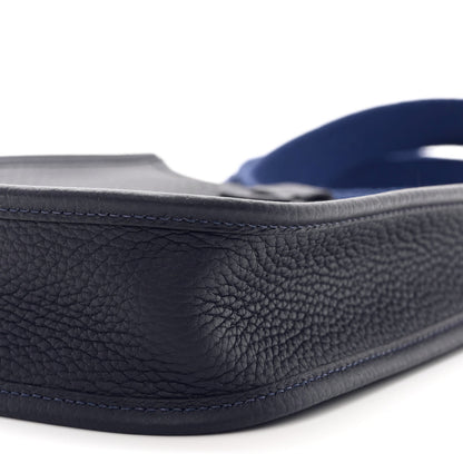 Hermes Taurillon Clemence Evelyne TPM Caban Bleu Saphir 10 of 11