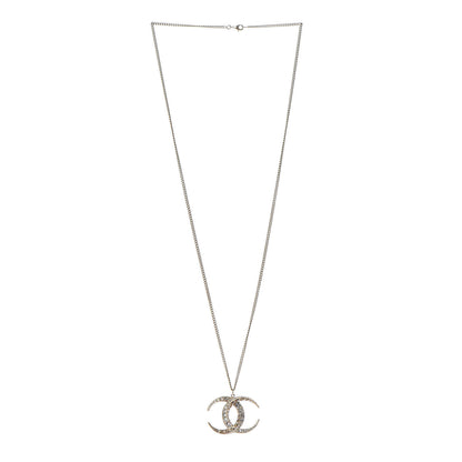 Chanel Baguette Crystal Moon CC Necklace Gold 3 of 5