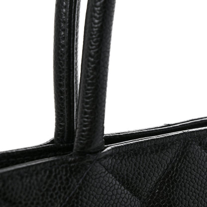 Chanel Caviar Quilted Medallion Tote Black 13 of 13