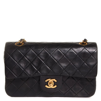 Chanel Lambskin Small Double Flap Black 1 of 8