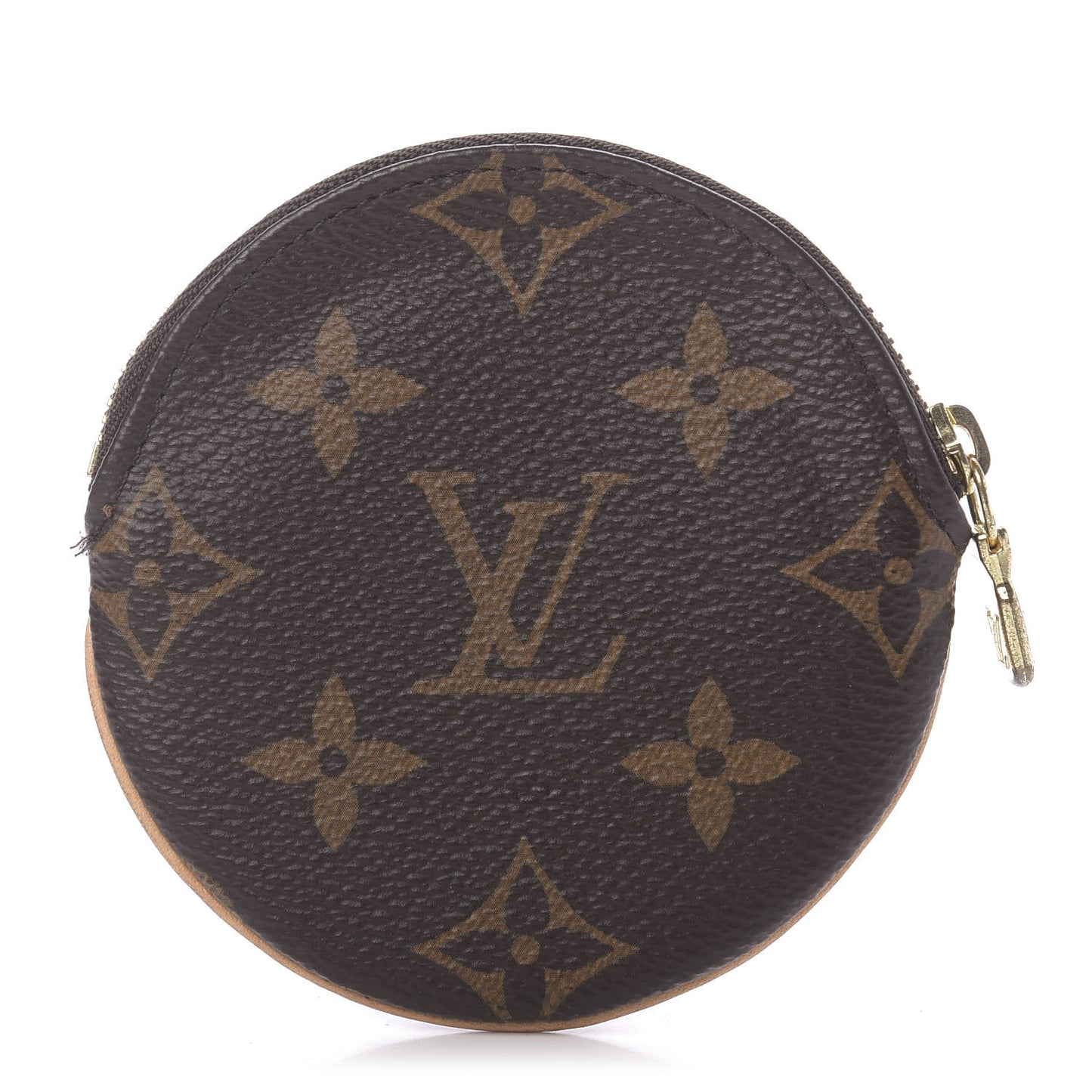 Monogram Round Coin Purse