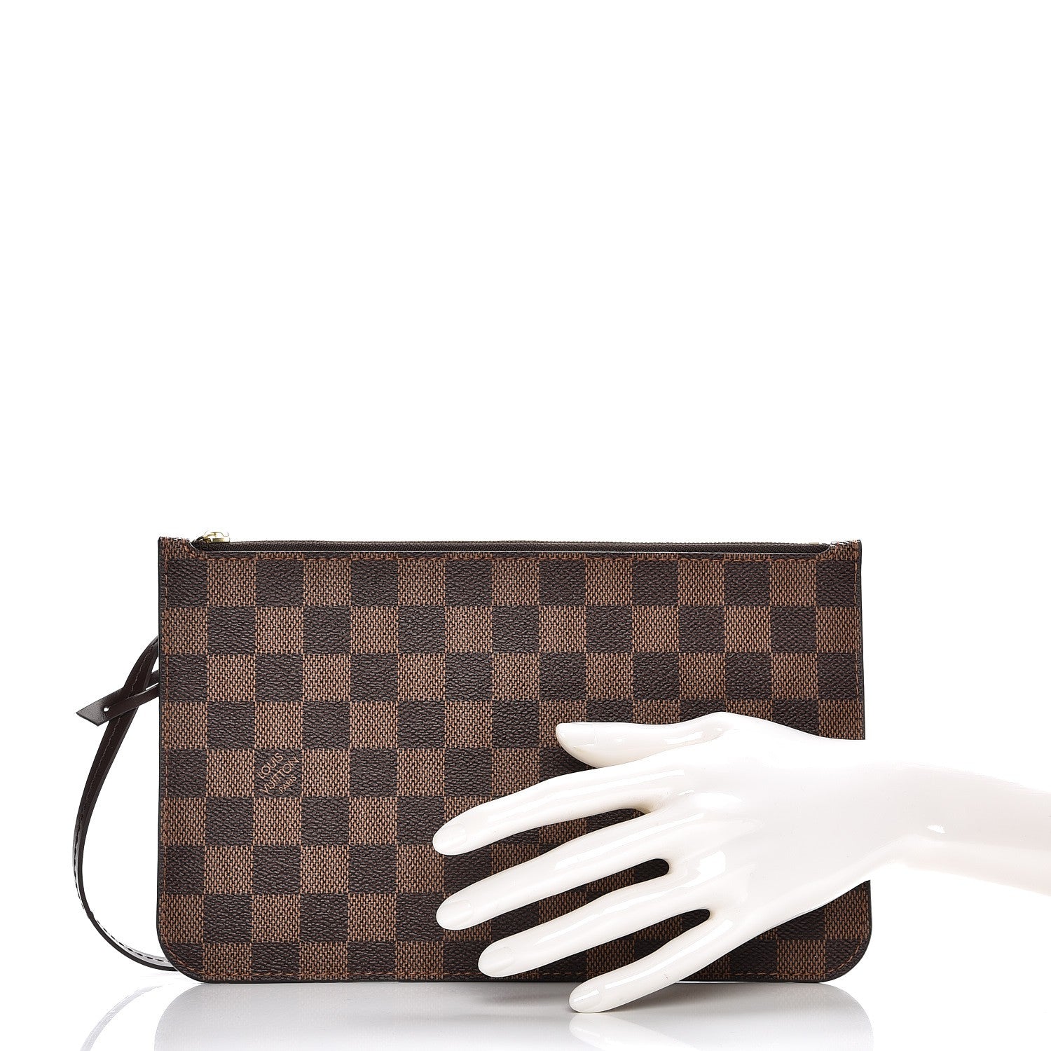Louis Vuitton Damier Ebene Neverfull MM GM Pochette 2 of 7